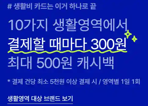 생활 영역 혜택
