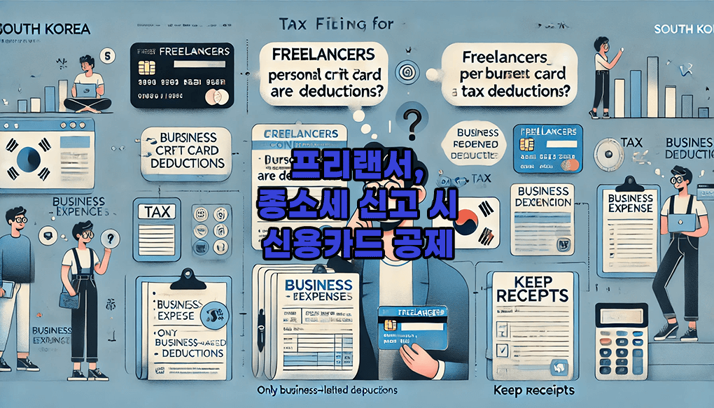 종소세 신고 시 신용카드 공제